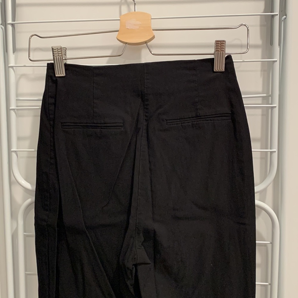 ASOS DESIGN Skinny High Waist Pants Black Size 4 Business Casual Trousers - Picture 5 of 6
